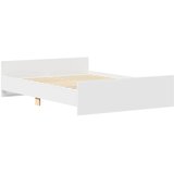  Okvir kreveta s uzglavljem i podnožjem bijeli 140 x 190 cm | shoptok.hr