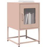 vidaXL Nočna omarica Pink 36x39x60,5 cm Hladno valjano jeklo | Shoptok.si