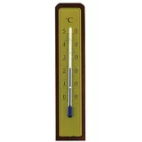 TFA termometar za unutarnju upotrebu (drvo oraha, Analogno, Visina: 13,3 cm)