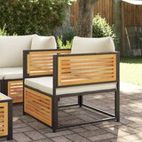 Maison Chic Vrtni Stoli - Stol za vrt z blazinami trden akacijev les JS766, (21877900) | Shoptok.si