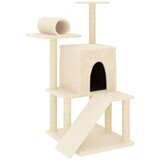  Penjalica za mačke sa stupovima za grebanje krem 110 5 cm | shoptok.hr