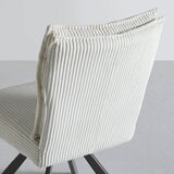 Bessagi Home Stol Fina, Bež, Rebrasti Žamet | Shoptok.si