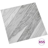  Podne daske 55 pcs Sivi 5 11 m² PVC - Siva prugasta | shoptok.hr