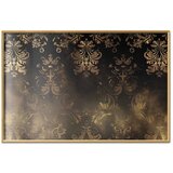  Plakat - Dark Baroque Patterns with Golden Accents 30x21 Zlatni okvir | shoptok.hr