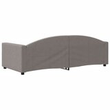  Dnevni krevet smeđesivi 90 x 200 cm od tkanine | shoptok.hr