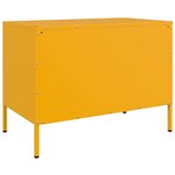 TV ormarić žute boje senfa 68 x 39 x 50,5 cm čelični | Eponuda.com
