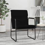  Ležaljka crna 55 x 64 x 80 cm od umjetne kože | shoptok.hr