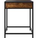  Stolić s beskonačnim LED svjetlima boja hrasta 40 x 40 x 51 cm | shoptok.hr