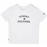 Tommy Hilfiger Kratka majica za dojenčka bela barva