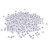 RAYHER Perle številke, plastične, 6mm, bele, 40g, (20728310) | Shoptok.si