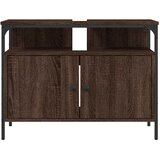 Ormarić za umivaonik smeđa boja hrasta 80 x 30 x 60 cm drveni | shoptok.hr