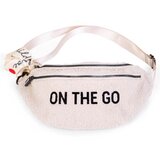Childhome torbica za okoli pasu on the go teddy off white | Shoptok.si