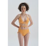 Dagi Yellow Drawstring Underwire Bikini Top Cene
