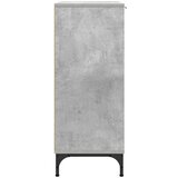 vidaXL Strani šal Betonsko siva 69.5 x 33 x 82 cm Konstruiran les | Shoptok.si