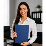  Cardboard Folder with Elastic Band, Lacquered, A4, 300 g/m2, Blue | shoptok.hr