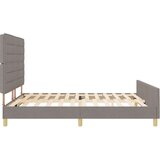  Postelja v taupe barvi, 180x200 cm, Tkanina, (22049013) | Shoptok.si
