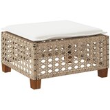  Vrtni stolac s jastukom bež 63,5x56x32 cm poliratan | shoptok.hr