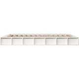 Posteljni okvir bel 200x200 cm trden les, (20600918) | Shoptok.si