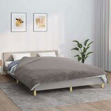 vidaXL Obtežena odeja s prevleko siva 200x220 cm 13 kg blago | Shoptok.si
