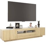 TV ormarić s LED svjetlima boja hrasta sonome 180 x 35 x 40 cm | Eponuda.com