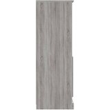  Visoka komoda siva sonome 60x35,5x103,5 cm konstruiranog drva | Eponuda.ba