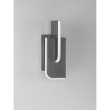Nova Luce Svijetlo siva metalna LED zidna lampa s mogućnosti zatamnjivanja Totem – | shoptok.hr