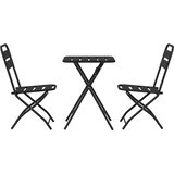 Bistro set 3 pcs Antracit Čelik | shoptok.hr