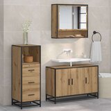 vidaXL set namještaja za kupaonicu 3 pcs hrast artisan 90 x 33 x 60 cm | shoptok.hr