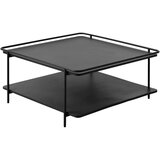 Unique Furniture Črna kovinska klubska mizica 75x75 cm Yuba – | Shoptok.si