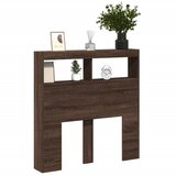 Ormarić za uzglavlje LED boja smeđeg hrasta 100x17x102 cm | Eponuda.com