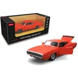 metalni autić 1:36 1970 Dodge Charger R/T - oranž