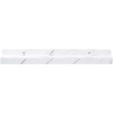  Polica na zidu s policom 4 pcs Bijeli mramor 40 x 9 x 3 cm | shoptok.hr