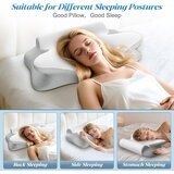 AOTOZE ortopedski vzglavnik iz memory pene ergonomski vzglavnik za vrat in ramena | Shoptok.si