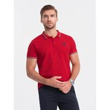 Ombre Men's polo shirt with contrast trim | Shoptok.si