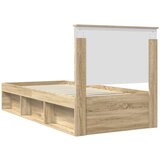  Okvir za krevet s uzglavljem Sonoma hrast 75 x 190 cm | shoptok.hr