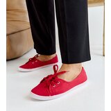 Gemre Red slip-on sneakers eco leather Knudsen | Shoptok.si