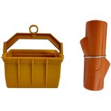  Dizalica s kacigom na daljinsko upravljanje 128 cm - žuta | shoptok.hr