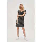 Marisse Black Striped Dress u