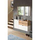 Livetastic PREDSOBA bela, temni hrast | Shoptok.si