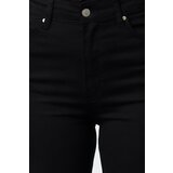 Trendyol Ženske traperice Skinny black krema | ePonuda.com