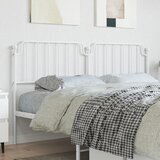 Maison Chic kovinsko posteljno vzglavje - vzglavna omarica - nočna omarica belo 180 cm, (21704632) | Shoptok.si