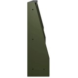  Zadrževanje stene 2 kos 60 x 12 x 30 cm Jeklo Olivno zelena | Shoptok.si
