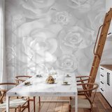  Foto tapeta - Plaster Flowers 400x280 | shoptok.hr