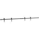 vidaXL Komplet drsnih vrat omarice 213 cm ogljikovo jeklo | Shoptok.si