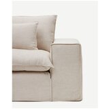 Kave Home Bež lanena sedežna garnitura 280 cm Anarela – | Shoptok.si