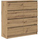  Komoda boja hrasta artisan 100x35x99 cm konstruiranog drva | shoptok.hr