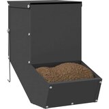 vidaXL Hranilica za zečeve Crna 17.5 x 26 x 28.5 cm | shoptok.hr