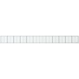 vidaXL Gabionska košara s pokrovom 1200x50x100 cm pocinkano železo | Shoptok.si