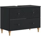  Kupaonski ormarić za sudoper ALKMAAR Crna 82 x 41 x 59 cm - Crna | shoptok.hr