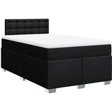  box spring s madracem crni 120 x 190 cm od tkanine | shoptok.hr